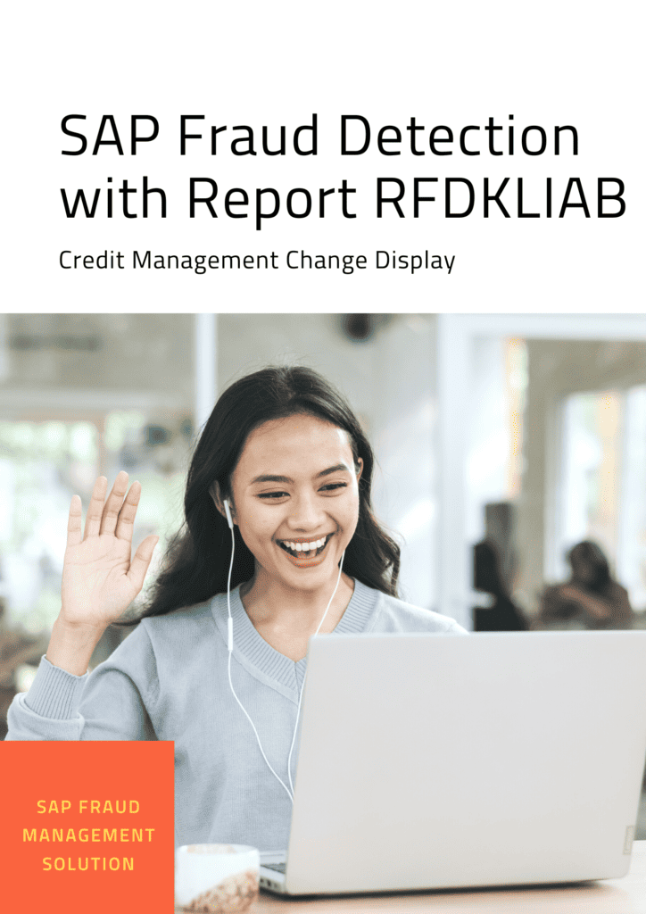 SAP Fraud Detection - Credit Management Change Display with SAP Report RFDKLIAB